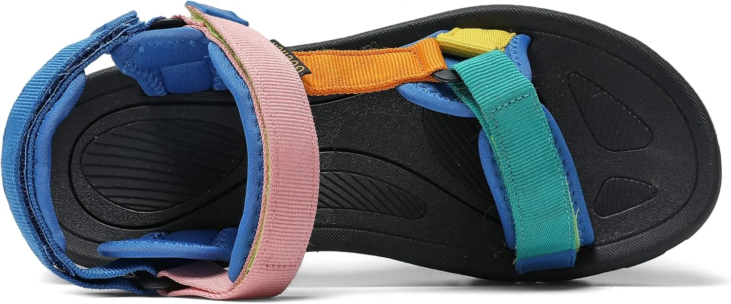 Women's Hiking Sport Sandals Water Outdoor Athletic Shoes With Arch Support Adjustable Beach Shoes