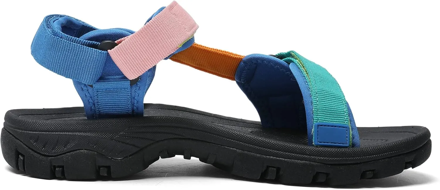 Women's Hiking Sport Sandals Water Outdoor Athletic Shoes With Arch Support Adjustable Beach Shoes