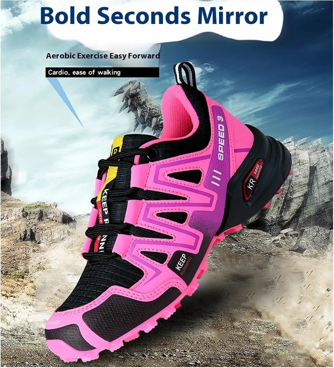 Women's/Men's Hike Balance Shoes-Hike Balance Orthopedic Sneakers for Running Camping-Comfortable Breathable Non-Slip Slip