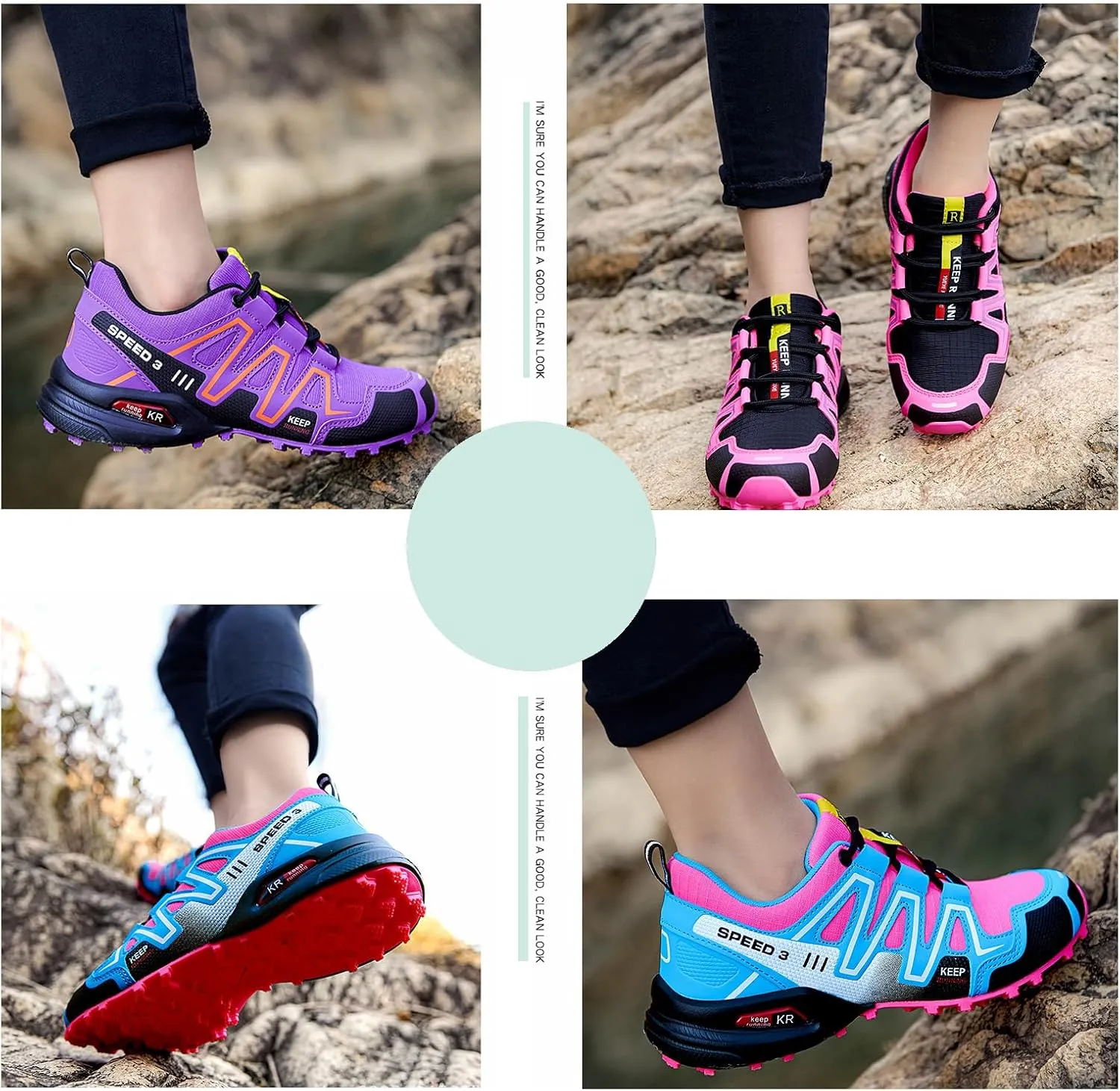 Women's/Men's Hike Balance Shoes-Hike Balance Orthopedic Sneakers for Running Camping-Comfortable Breathable Non-Slip Slip