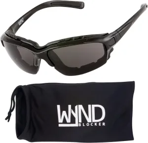 WYND Blocker Polarized Motorcycle Riding Sunglasses Sports Wrap Glasses