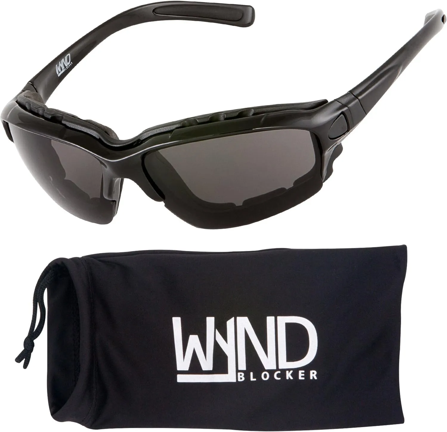 WYND Blocker Polarized Motorcycle Riding Sunglasses Sports Wrap Glasses