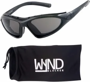 WYND Blocker Vert Motorcycle & Boating Sports Wrap Around Polarized Sunglasses