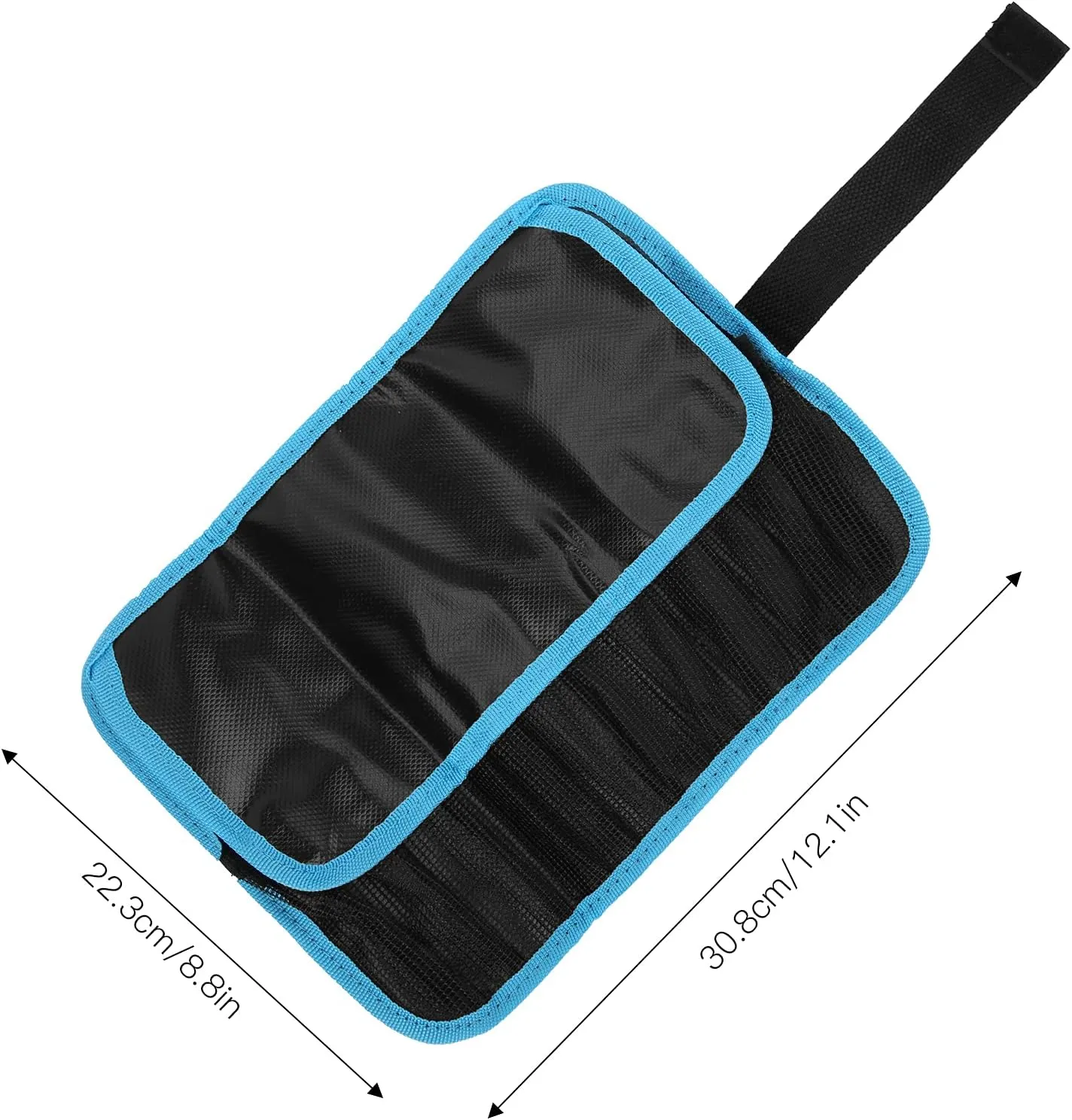 XPSSJMU Bait Storage Bag Tackle Binder Reel Type Iron Plate Bag Waterproof Convenient Foldable Tool Bag Suitable for Fishing Rafting Sea Fishing