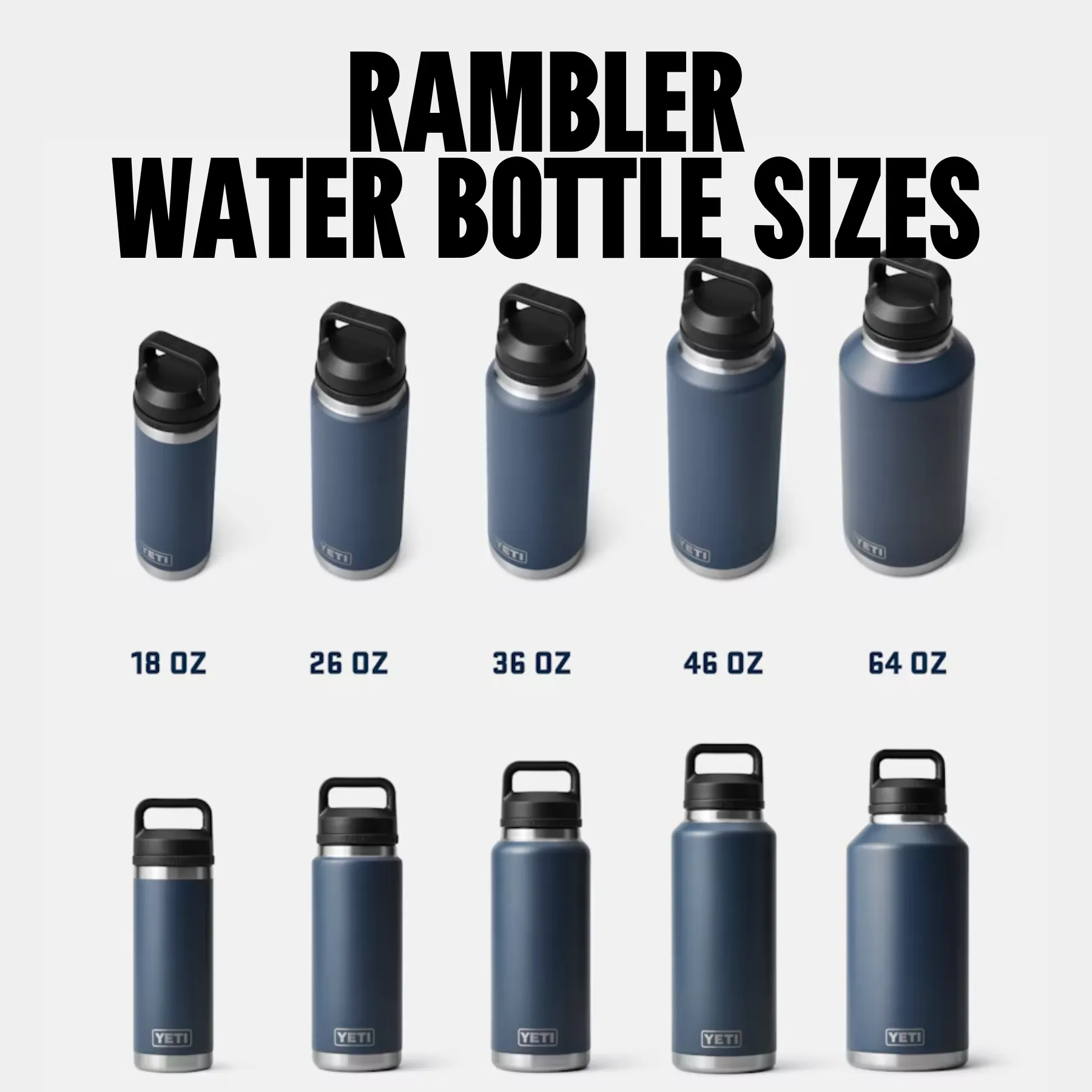 YETI Rambler 36 oz Water Bottle with Chug Cap