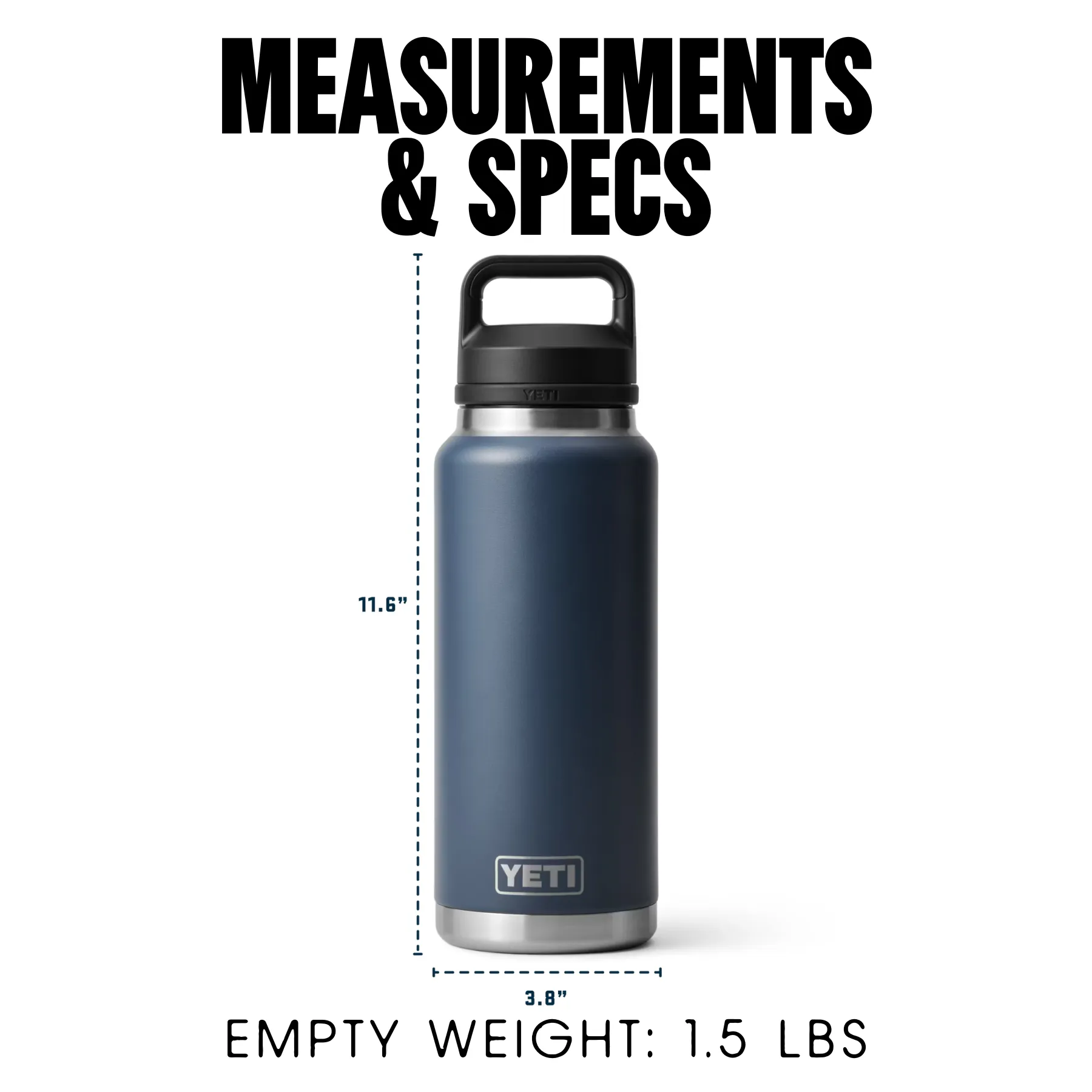 YETI Rambler 36 oz Water Bottle with Chug Cap