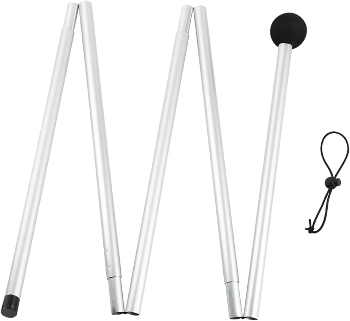 Yiju Aluminum Alloy Canopy Support Poles 160cm/200cm for Tarp and Tent Use