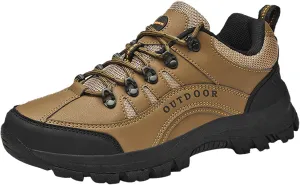 YUKTOPA Men's Waterproof Hiking Shoes Breathable Anti Slip Ankle Booties Durable Hiking Trekking Trails Shoes