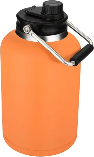 Zenbo 128 oz Jug with Straw Keeps Cold up to 36 Hrs,One Gallon Large Double Wall Vacuum Insulated Water Bottle,Sweat-Proof Leak-Proof