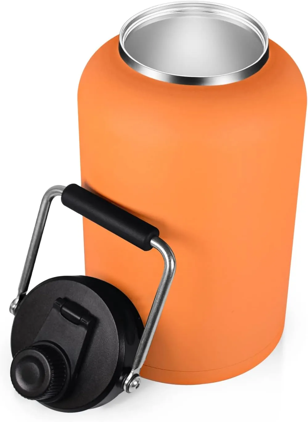 Zenbo 128 oz Jug with Straw Keeps Cold up to 36 Hrs,One Gallon Large Double Wall Vacuum Insulated Water Bottle,Sweat-Proof Leak-Proof