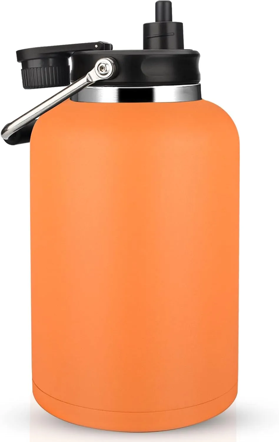 Zenbo 128 oz Jug with Straw Keeps Cold up to 36 Hrs,One Gallon Large Double Wall Vacuum Insulated Water Bottle,Sweat-Proof Leak-Proof