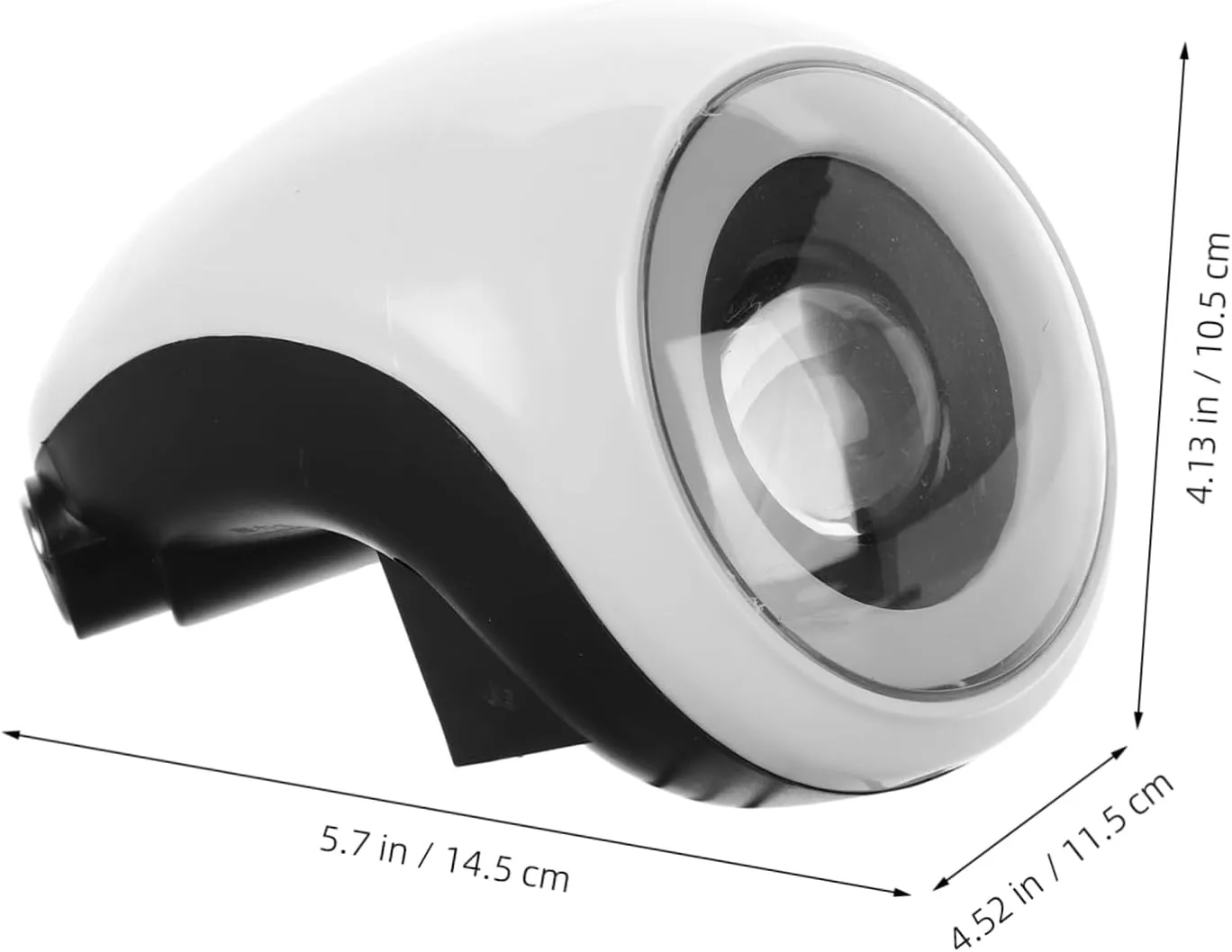 Zerodeko Headlight Electric Scooter Headlight Led Headlamp Multifunctional High Brightness Sturdy Construction
