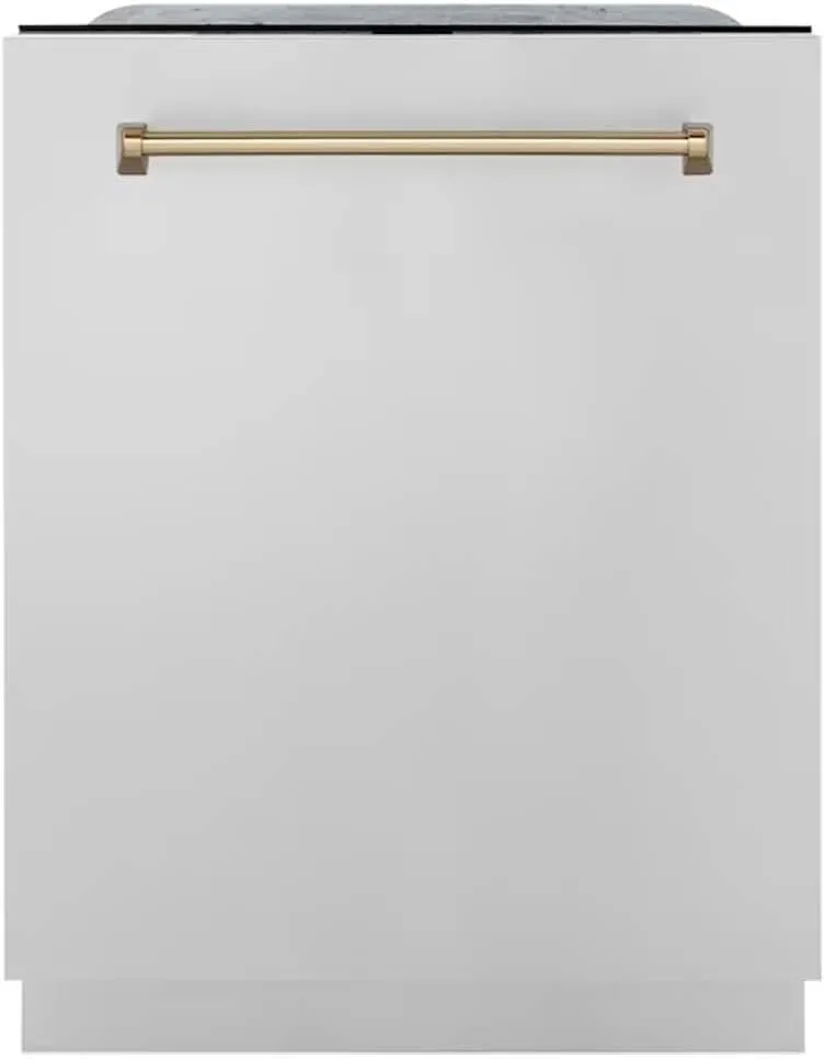 ZLINE 24" Monument Series 3rd Rack Top Touch Control Dishwasher in Custom Panel Ready with Stainless Steel Tub, 45dBa (DWMT-24)