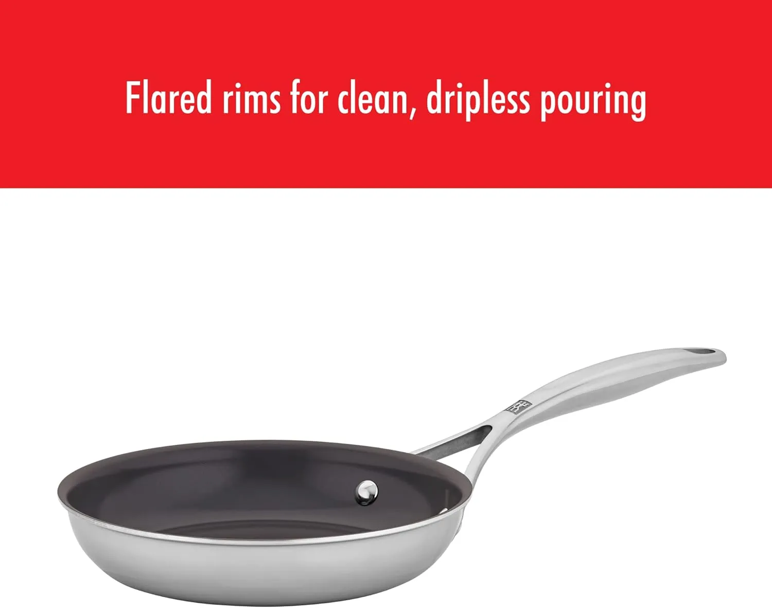 ZWILLING Spirit Energy   2-pc Stainless Steel Ceramic Nonstick 10-in & 12-in Fry Pan Set