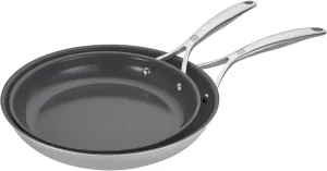 ZWILLING Spirit Energy   2-pc Stainless Steel Ceramic Nonstick 10-in & 12-in Fry Pan Set